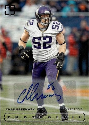 2024 Panini Photogenic #138 Chad Greenway Auto