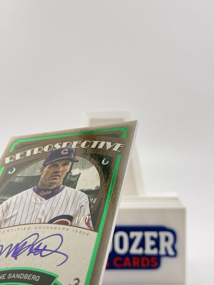2025 Topps Museum Collection Ryne Sandberg Retrospective Autograph 