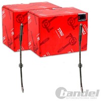 2X TRW BremsschlÄUche Vorne Beidseitig Passend FÜR Fiat Grande Punto