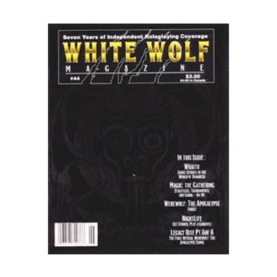 White Wolf White Wolf Mag #44 ''Ogre Miniatures, NightLife'' Mag EX