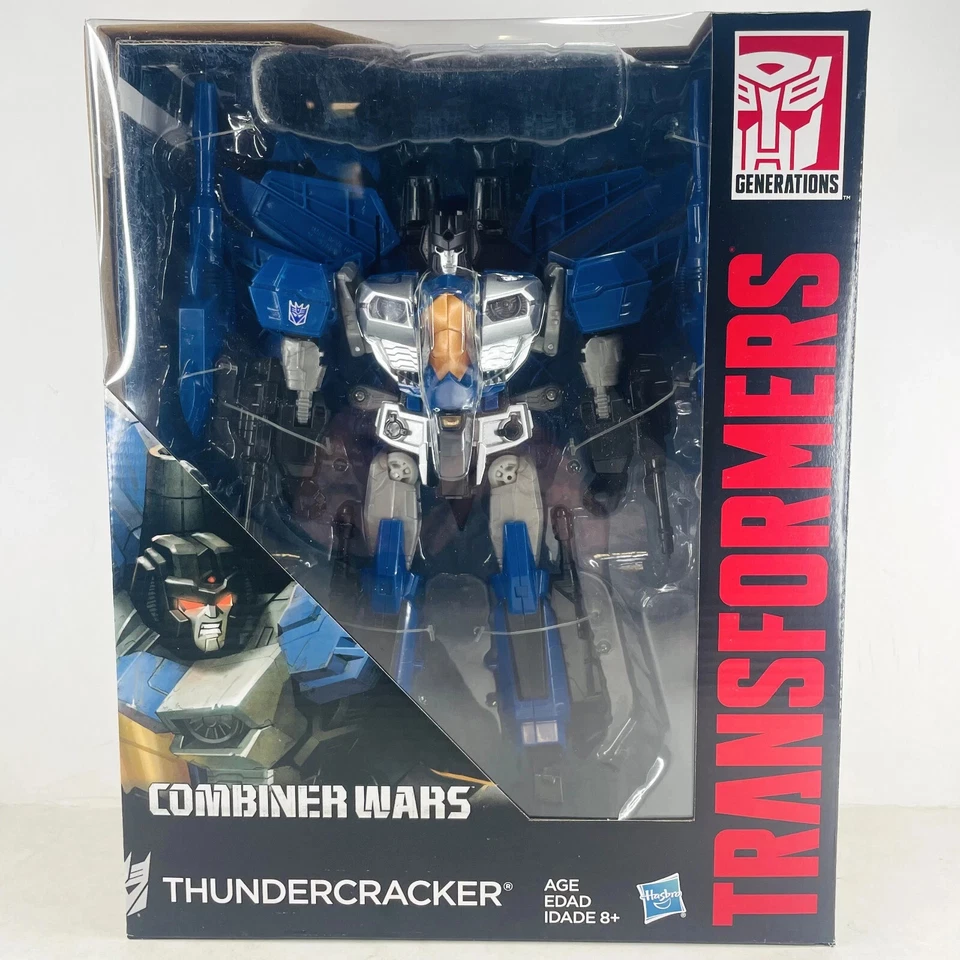 Figura de acción Transformers Generations Leader Class Combiner Wars Thundercracker Foto 2 de 4