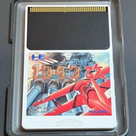 Naxat Soft 1943 Kai HuCARD for PC Engine Complete in Box Japan