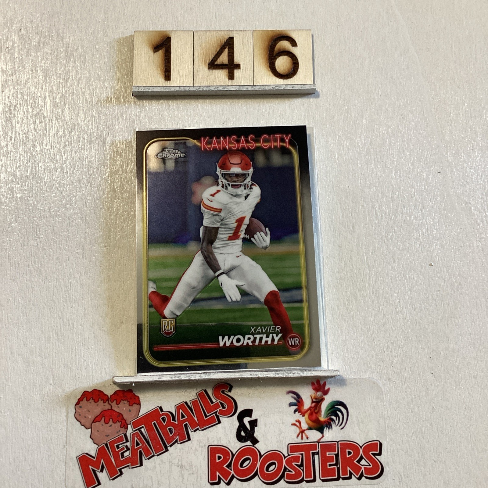 2024 Topps Chrome - Xavier Worthy #208 Rookie