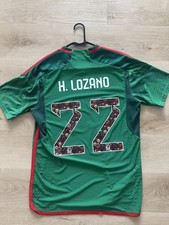 Adidas Mexico 2023  Jersey Chucky Lozano Player Issue Utileria