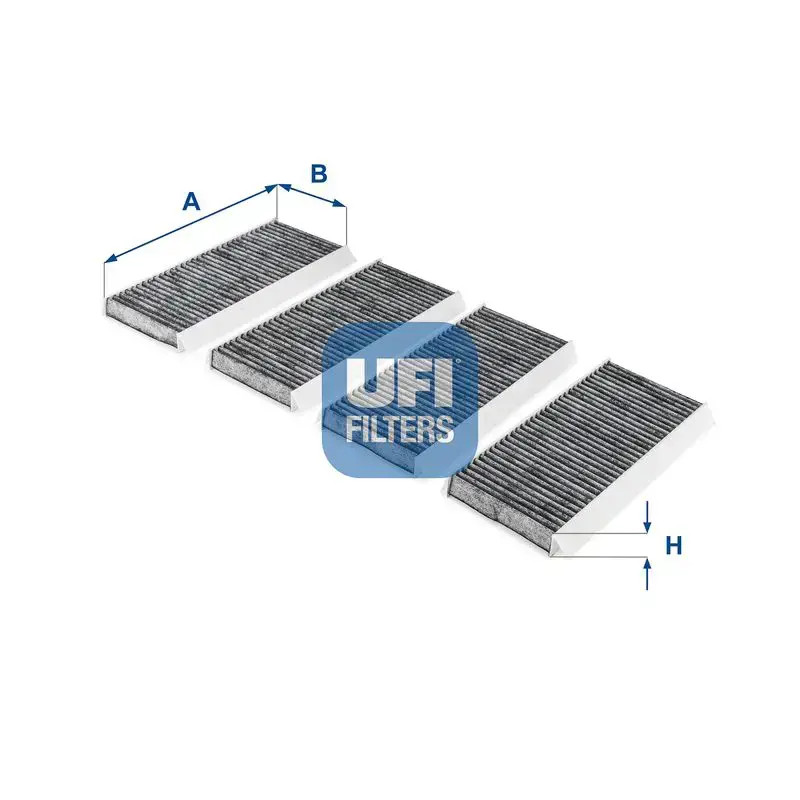 Cabin filter Activated Carbon Filter 54.255.00 UFI for BMW 3 Coupe 3 - Image 2
