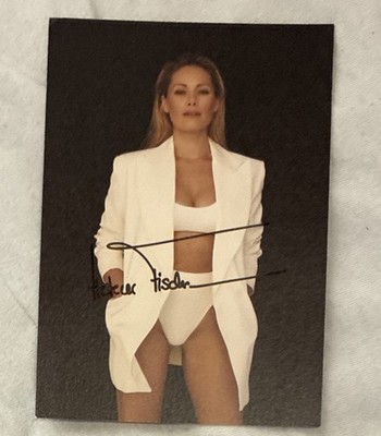 Autogrammkarte Helene Fischer 2026  handsigniert Rausch