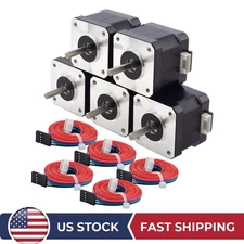 STEPPERONLINE 1-5PCS Nema 17 Stepper Motor 60oz.in 38mm 1.5A for DIY 3D Printer