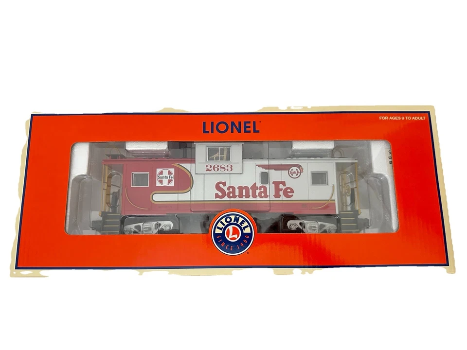Lionel O 6-52382 Santa Fe Extended Vision Caboose #2583 lotes 2005, unidad de humo Foto 2 de 4