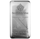 10 oz Silver Bar - Scottsdale Mint Imperium - X .999 Silver Bullion Bar #A717