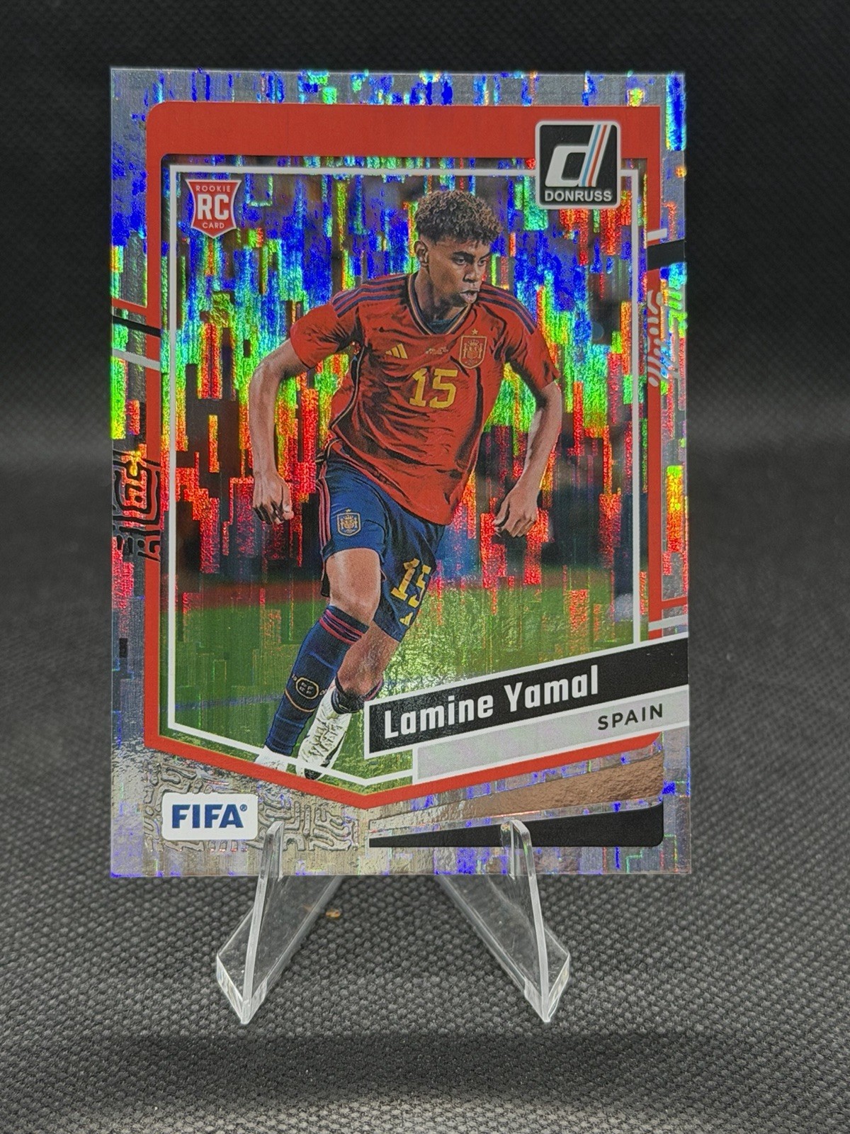 2023-24 Panini Donruss FIFA Lamine Yamal #54 Silver Rookie RC Spain