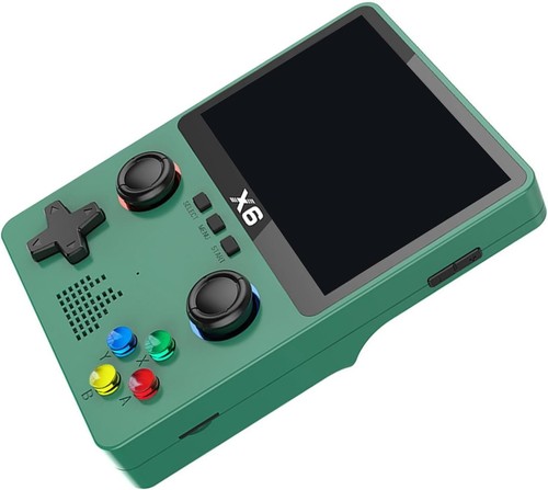 X6 Retro Handheld Video Game Console Linux System LCD 3.5 Inch IPS Screen 32GB - Picture 6 of 23