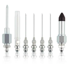 7PCS Grease Gun Needle Tip Kit,Professional Needle Grease Gun Tip for Bearing...