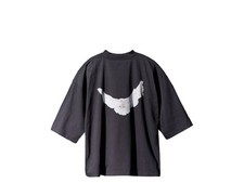 YEEZY GAP ENGINEERED BY BALENCIAGA DOVE 3/4 SLEEVE TEE - BLACK