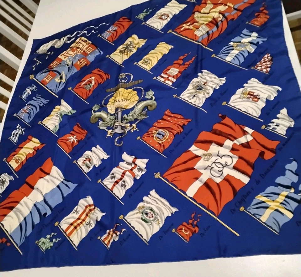 Pavois Hermès Carrè foulard hermes  100% Seta Qualche Difetto Ancora Bello Scarf - Imagen 2 de 4