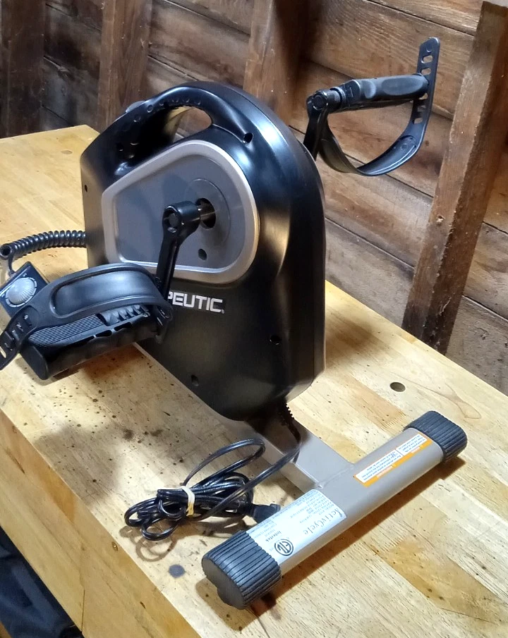 Exerpeutic 2000M Motorized Under Desk Exercise Bike - Electric Legs Arms (4107) - Image 4 of 4