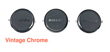 Nikon Nikkor chrome 52mm 62mm 72mm rare 77mm metal Lens Caps Vintage Various
