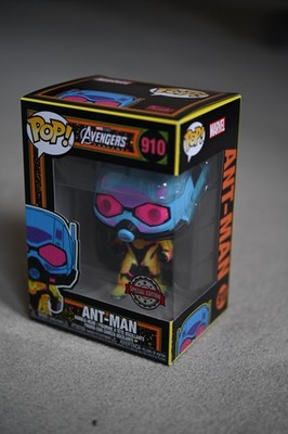 Funko Pop Marvel Avengers Ant-Man Black Light Special Edition (910)