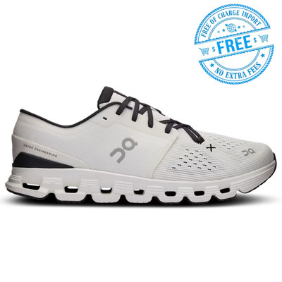(Authentic) Cloud X 4 Athletic Shoes Men's Breathable Mesh Ivory Black Size US