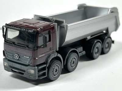 Herpa Mercedes AXOR 3243 Dump Truck 1:87 Red LE-800   LKW 1/2007 NOS w/Box VHTF