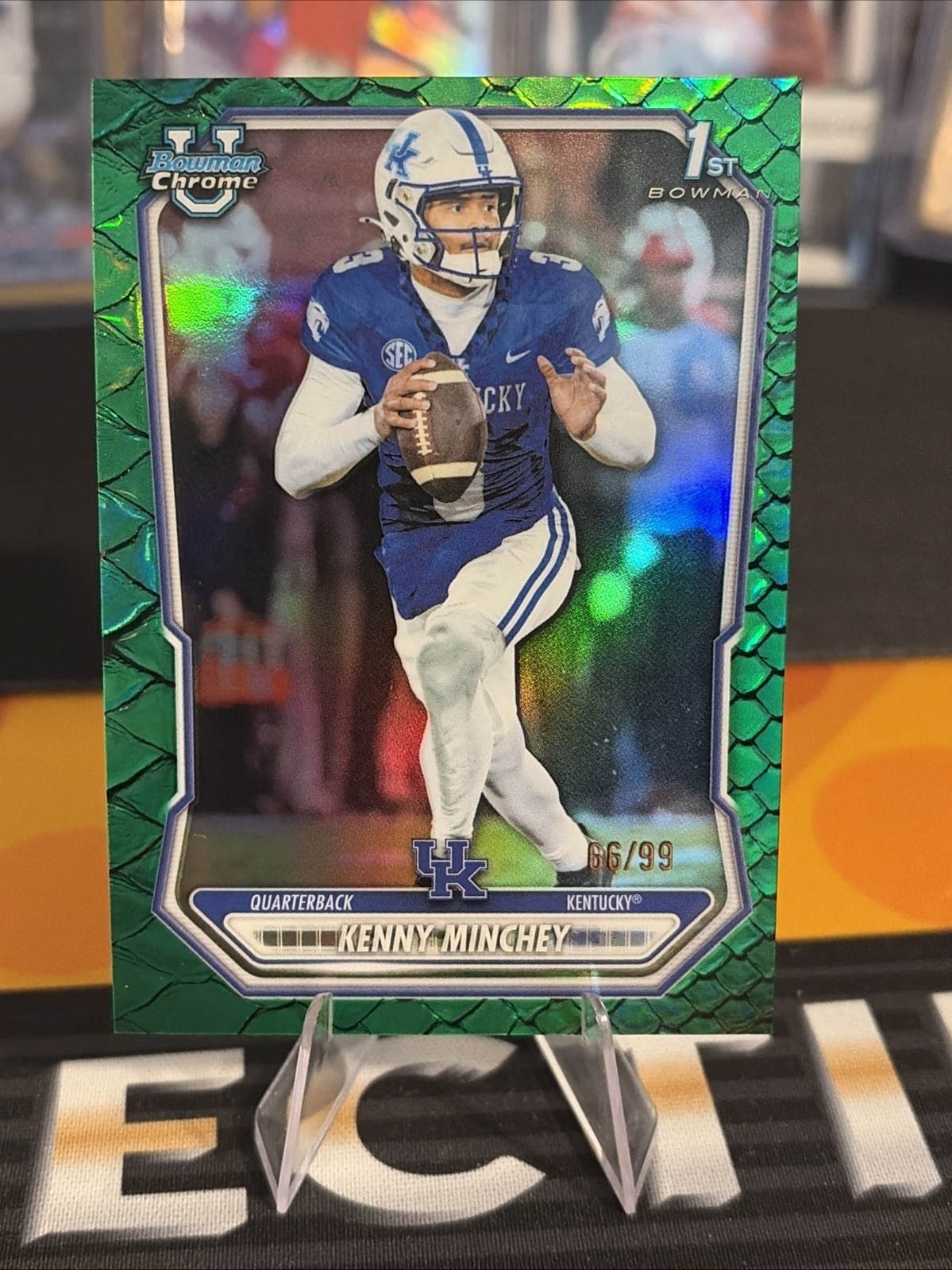 2026 Bowman Chrome Kenny Minchey 1st Bowman green Reptilian /99