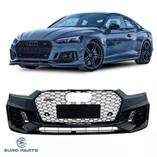 RS5 Style Front Bumper Conversion Kit With Grill for Audi A5 2017- 2019