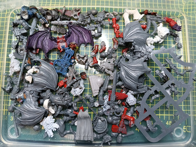 Warhammer 40k Bitz Konvolut   Space Marines / Chaos Space Marines große Sammlung