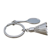 Badminton Pendant Keyring Creative Metal Keychain Cool Sports Car Keyring