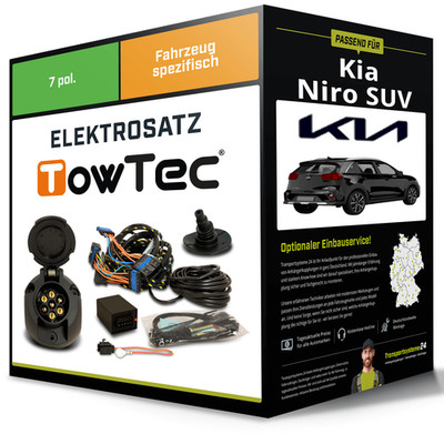 Elektrosatz 7-pol spezifisch für KIA Niro SUV 08.2016-08.2022 NEU