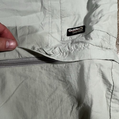 Lot 2 Guide Series Pants Men's 48x30 Convertible Zip Off Canvas Gander Mountain - Picture 6 of 24