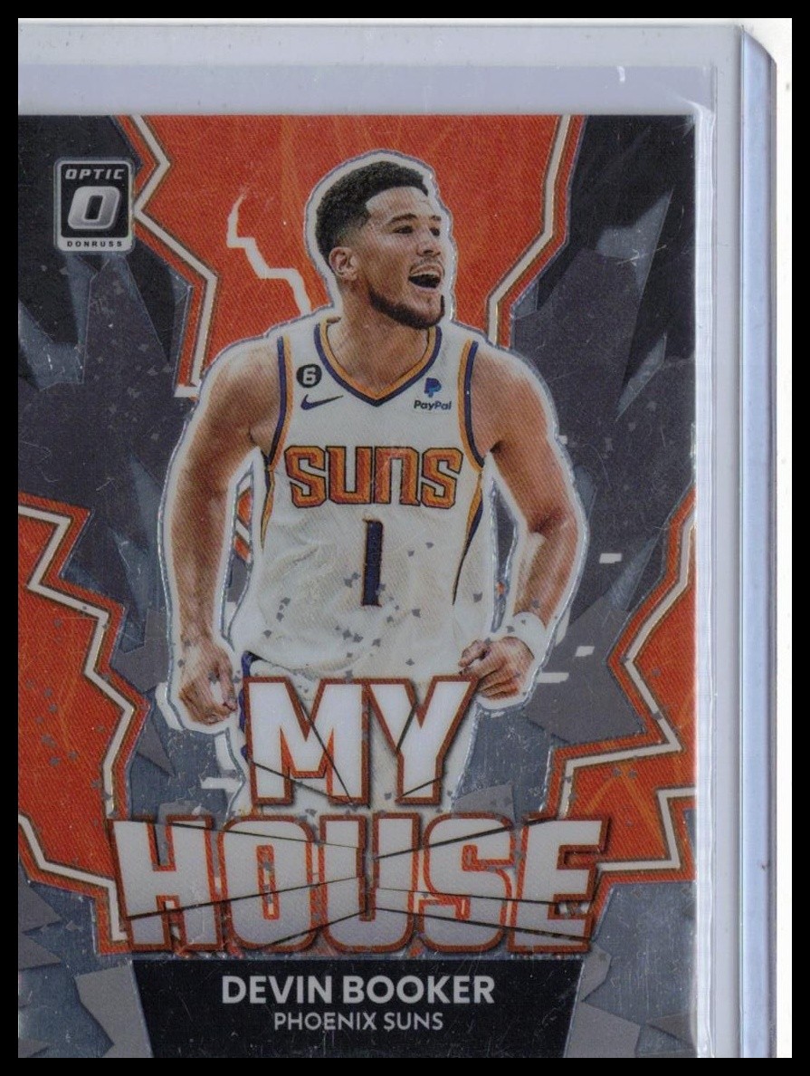 2022-23 Donruss Optic #14 Devin Booker My House Holo