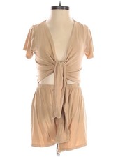 Sky and Sparrow Women Brown Cocktail Dress XS