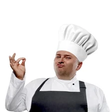 Urby Extra Large Chefs Hat Similar to Hat Size XL, XXL or 7 1/2 and up. Great...