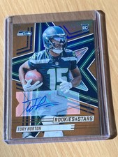 2025 Panini Rookies & Stars Tory Horton #185 Orange Signatures /199 Seahawks