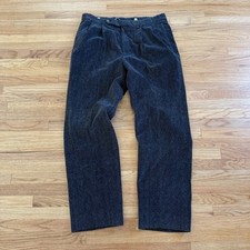 Vintage 1970's Abercrombie  Fitch Heavyweight Corduroy Pleated Trousers