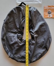 Inflatable Recovery Collar Cone for Dogs Cats Grey XL Extra Large Open Box New