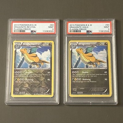 Pokemon TCG: Dragonite 83/116 Plasma Freeze Holo & Reverse Holo
