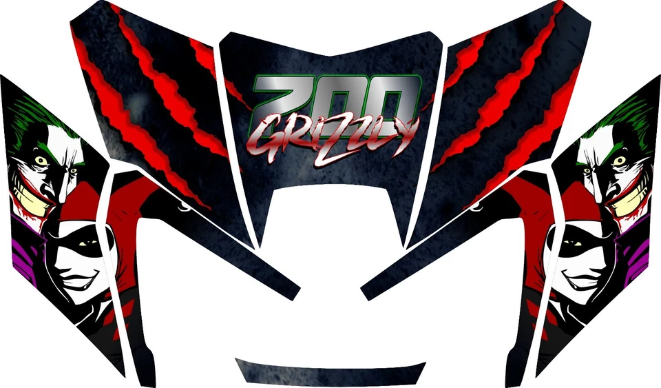 Compartilhar Yamaha GRIZZLY 700 Kit Gráfico 2016 2017 2018 a 2021 adesivos decalques ATV - Imagem 4 de 4