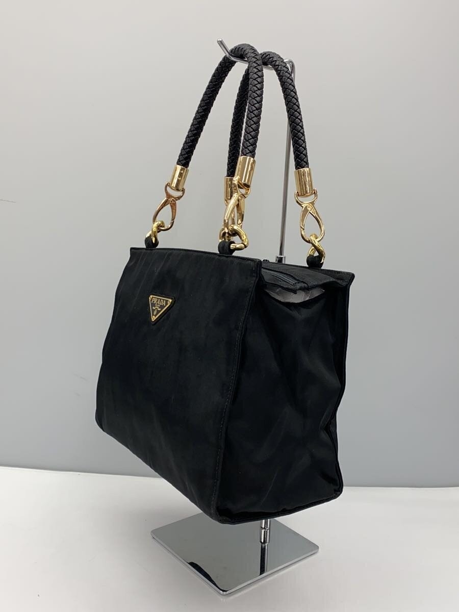 PRADA Handbag Nylon BLK Solid - image 2