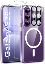 ivencase Magnetic for Samsung Galaxy S26 5G Case 5G, Clear 
