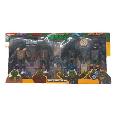 NECA TMNT Teenage Mutant Ninja Turtles Punk Disguise Action Figure 4-Pack NEW