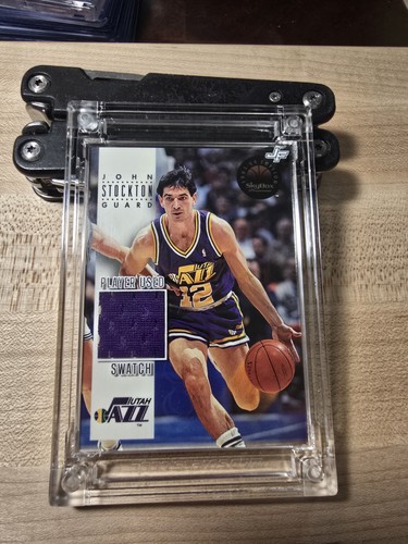 John Stockton. Jersey Fusion / Basketball Edition. Player Used Swatch