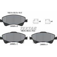 Textar 2466801 Bremsbelagsatz FüR Toyota Avensis Verso Auris VAN Corolla T27 R2