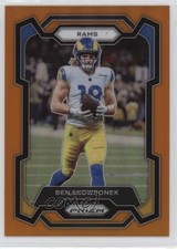 2023 Panini Prizm Orange Prizm 86/249 Ben Skowronek #163 10zi