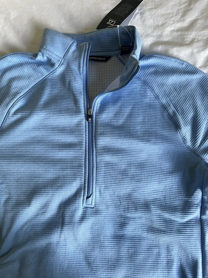 Cutter & Buck Mujer’s M Peshastin Vellón 1/2 Cremallera VELLÓN NUEVO CON ETIQUETAS ATLAS BREZO Foto 3 de 4