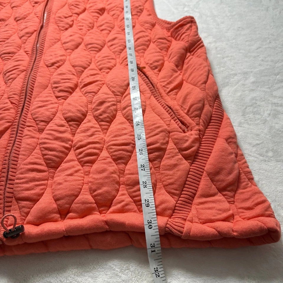 Chaleco Free People Movement acolchado coral con capucha sin mangas Dream Big para mujer talla XL Foto 3 de 4