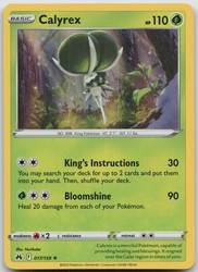 Calyrex 017/159 Holo Rare Crown Zenith