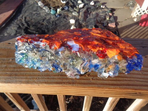 Glass Rock Slag  Pretty Multicolor 4.14 lbs 89A Rocks Landscape Aquarium