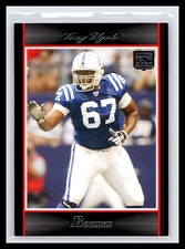 2007 Bowman #219 Tony Ugoh Base Rookie Card RC Indianapolis Colts. rookie card picture