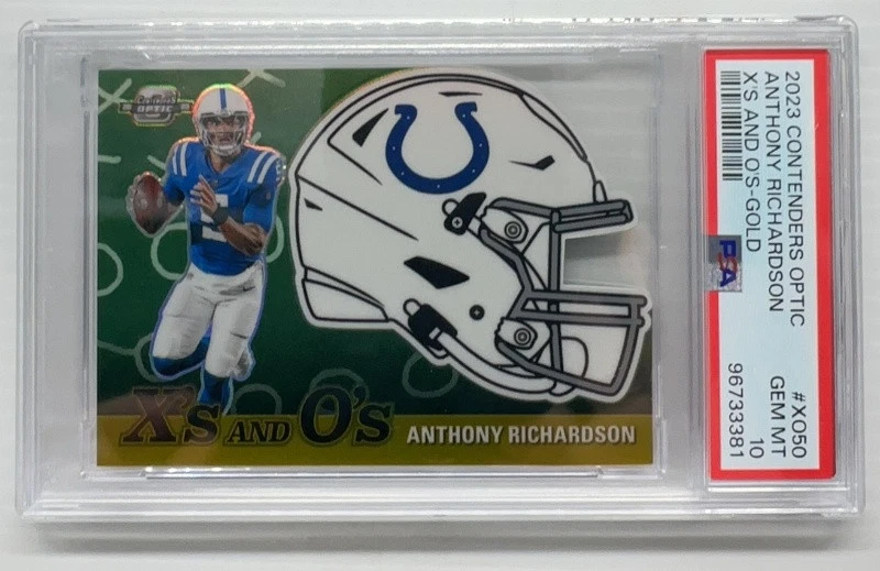 Anthony Richardson Panini Contenders Optic X's and O's #XO50 Gold