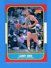 1986 Fleer Larry Bird #9